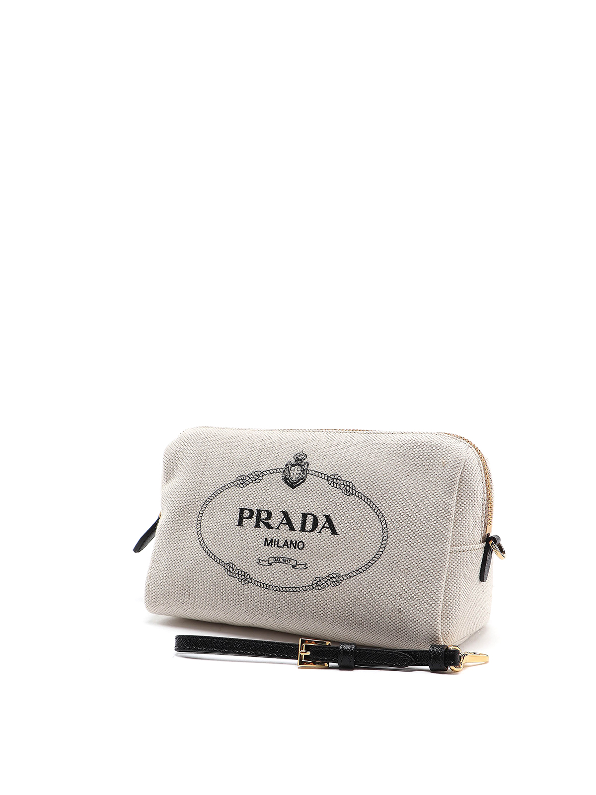 prada canvas pouch