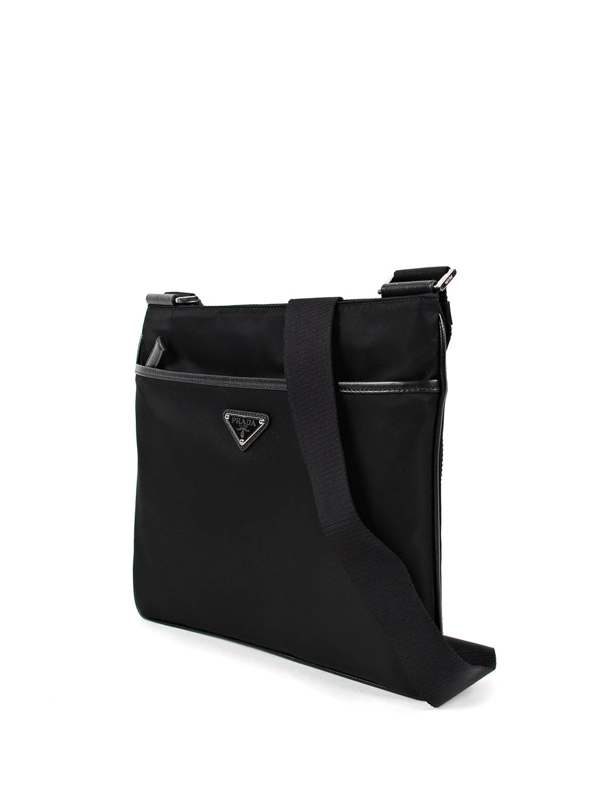 bandoleras Prada - Bolsa Bandolera Negra Para Hombre - 2VH053064002