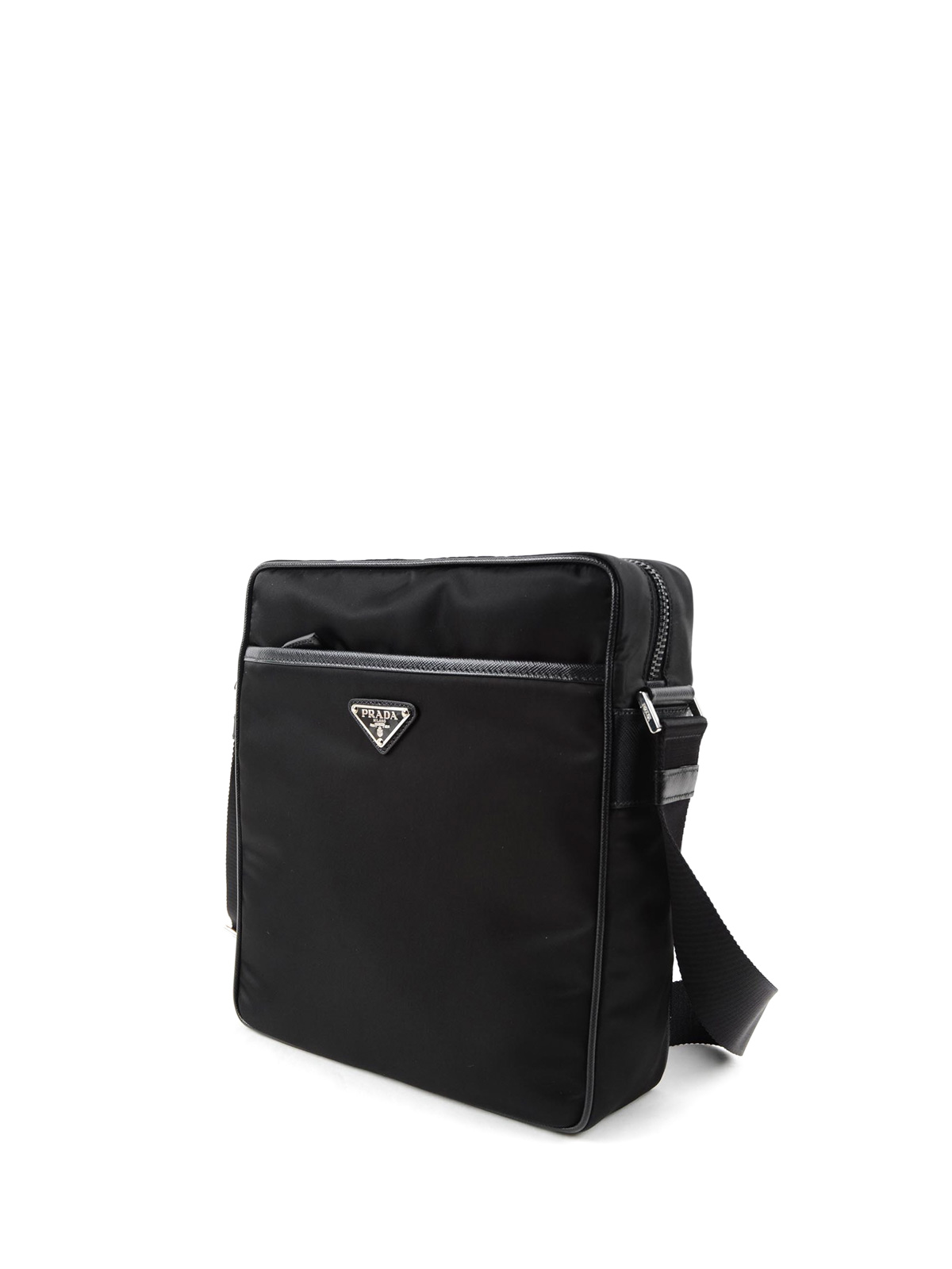 Bolsas bandoleras Prada - Bolsa Bandolera Negra Para Hombre - 2VH002064002