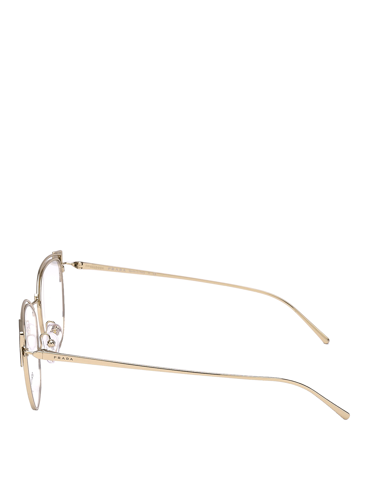 prada metal eyeglasses