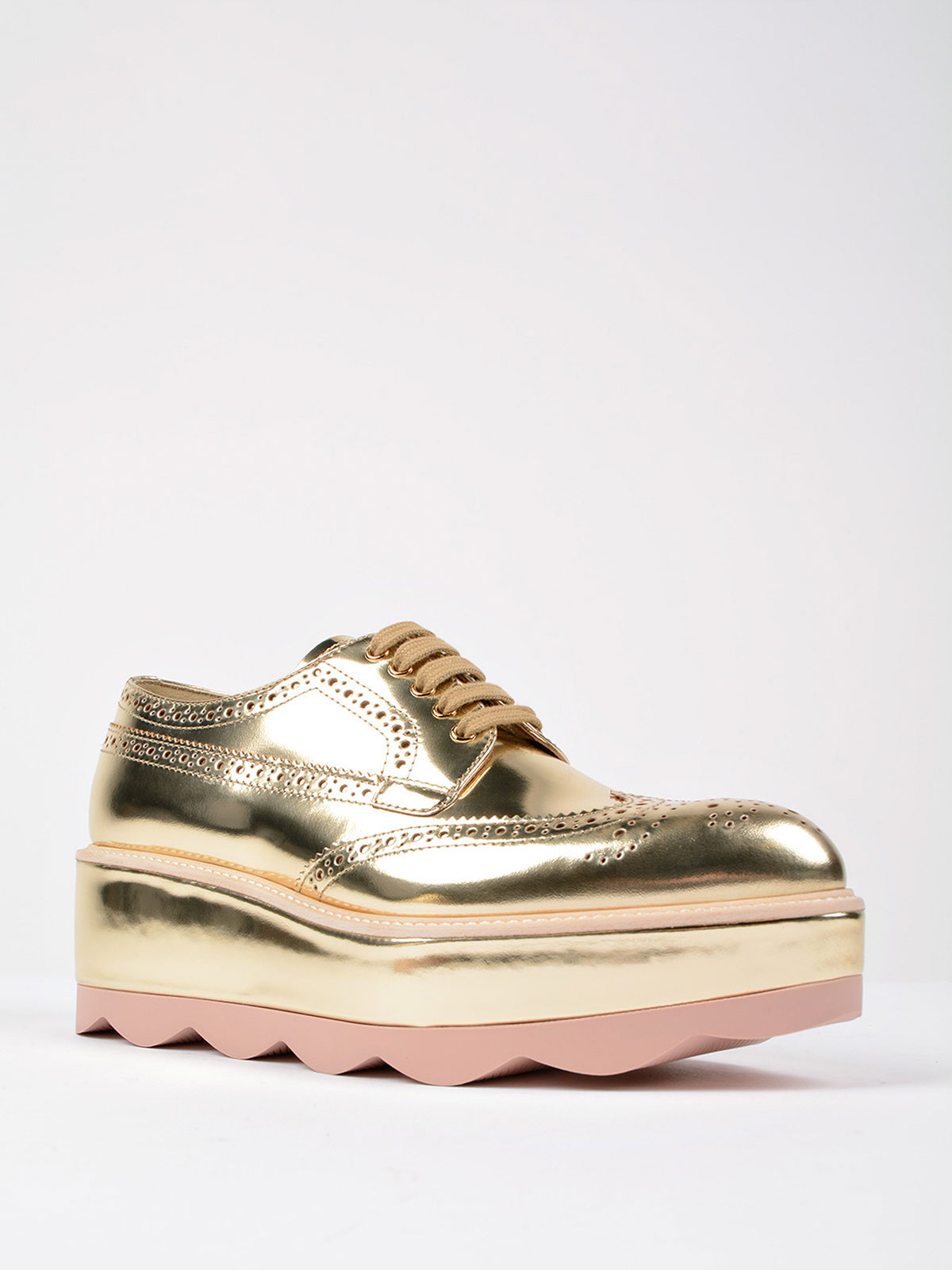 prada metallic shoes