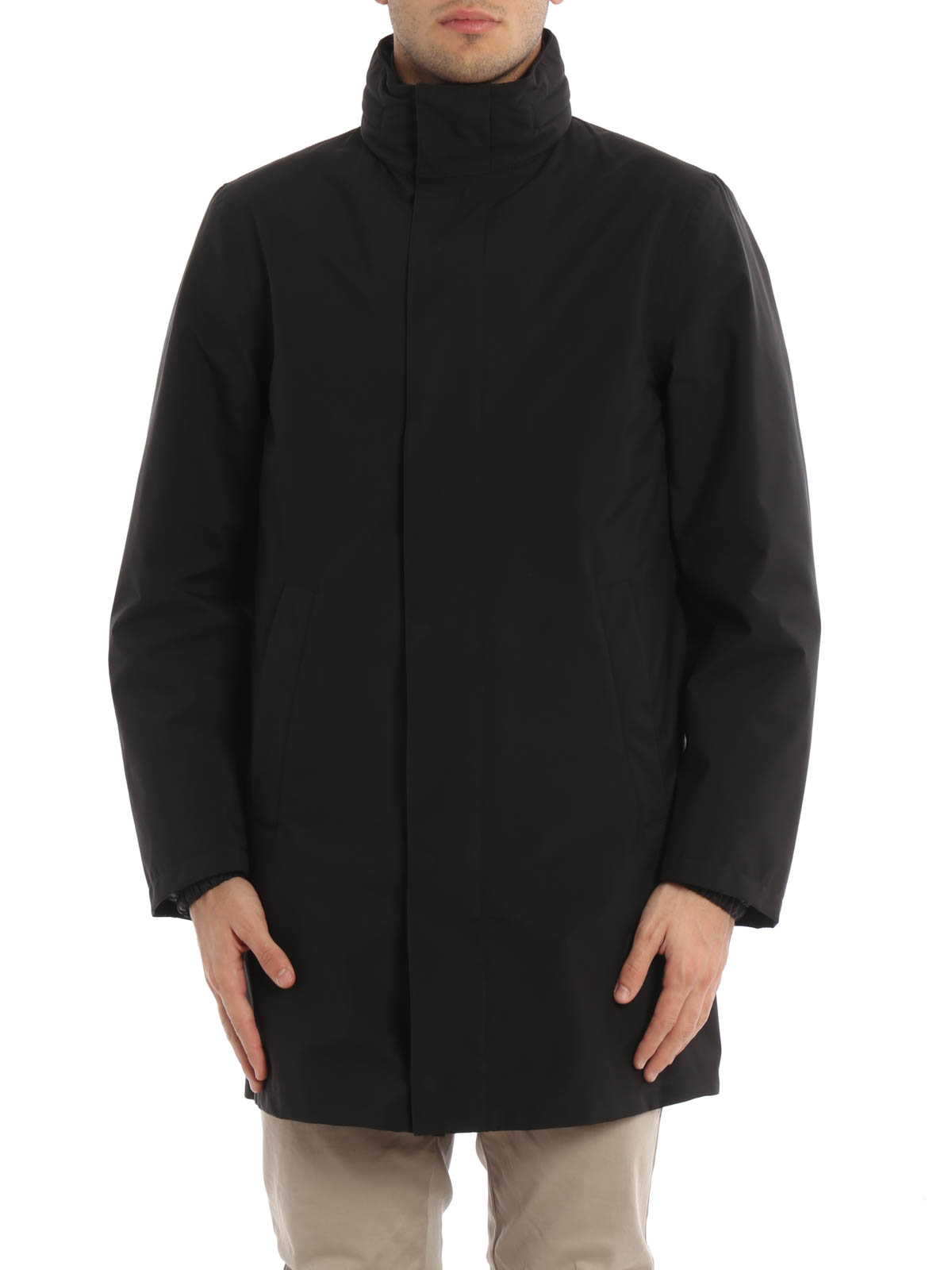 Short coats Prada - Water repellent fabric overcoat - SGH5481CAHF000207