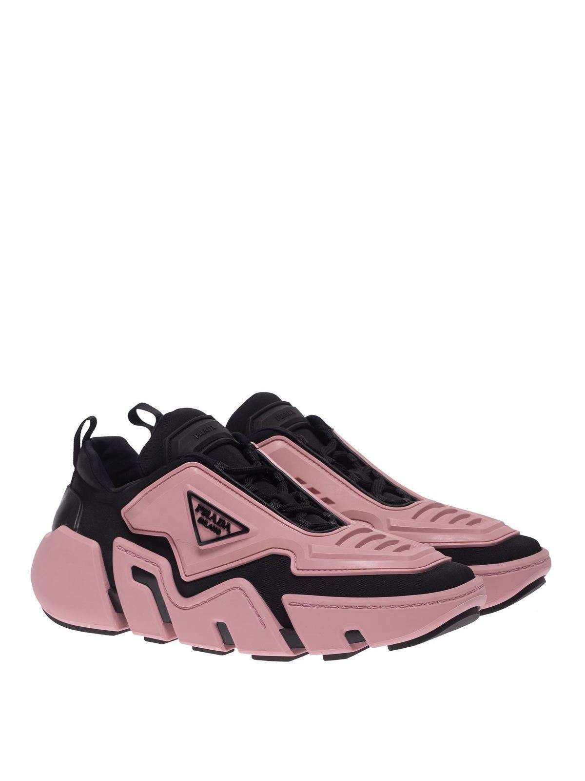 pink prada trainers