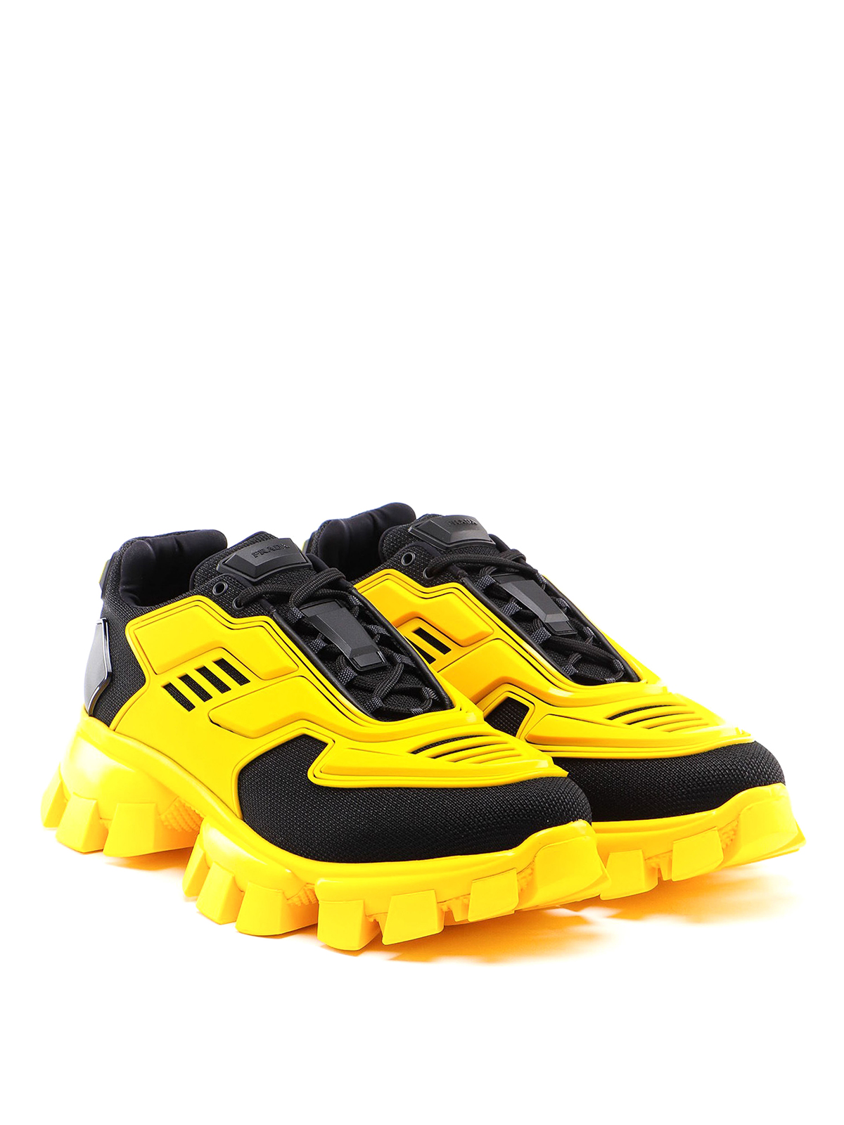 Trainers Prada - Cloudbust Thunder yellow and black sneakers - 2EG2933KZUC5Z