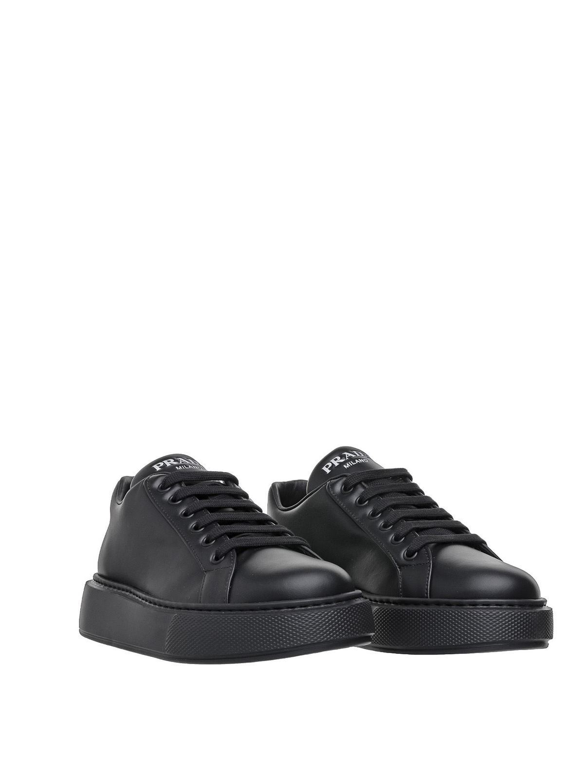prada trainers leather