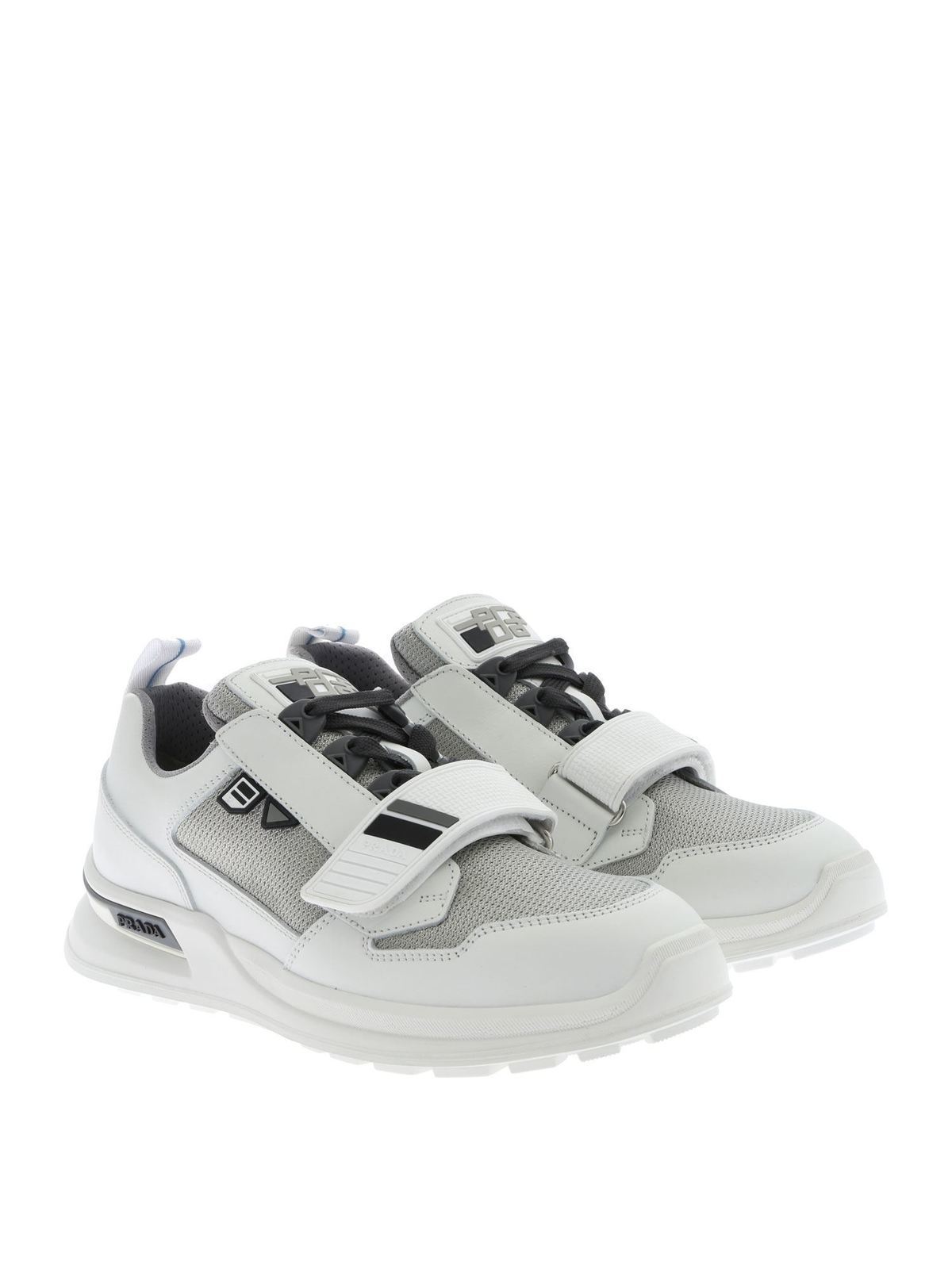 prada mechano white