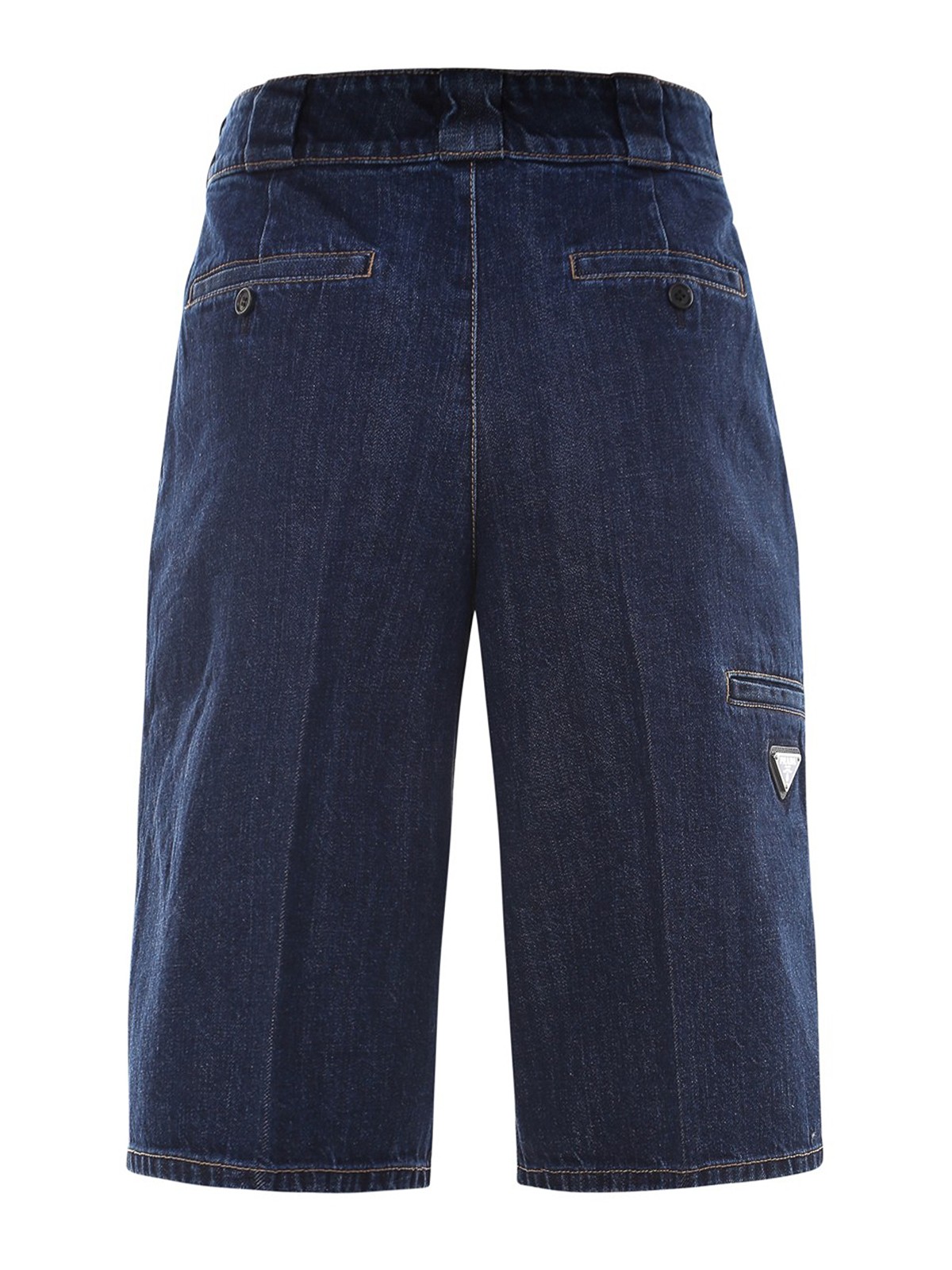 شلوارک Prada - Denim bermuda shorts 
