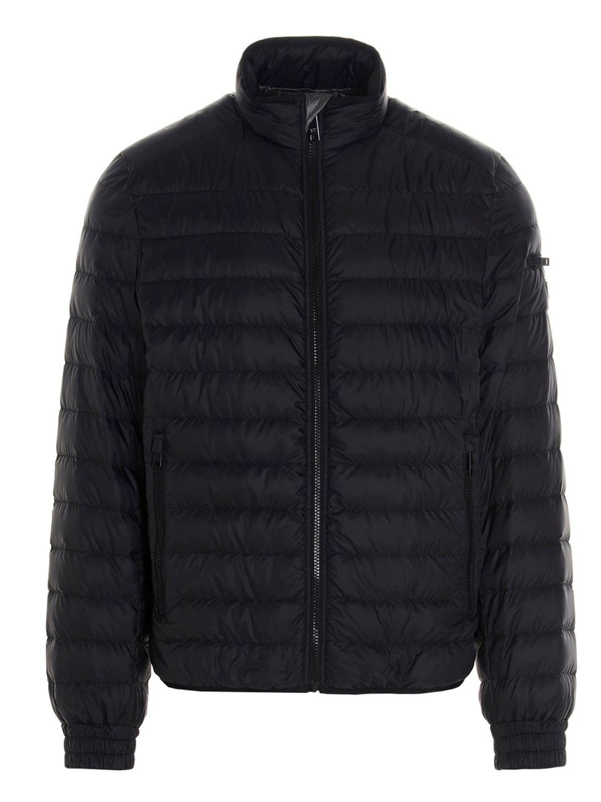 Prada - Technical eggshell jacket in black - padded coats - SGN9571YNSF0A64