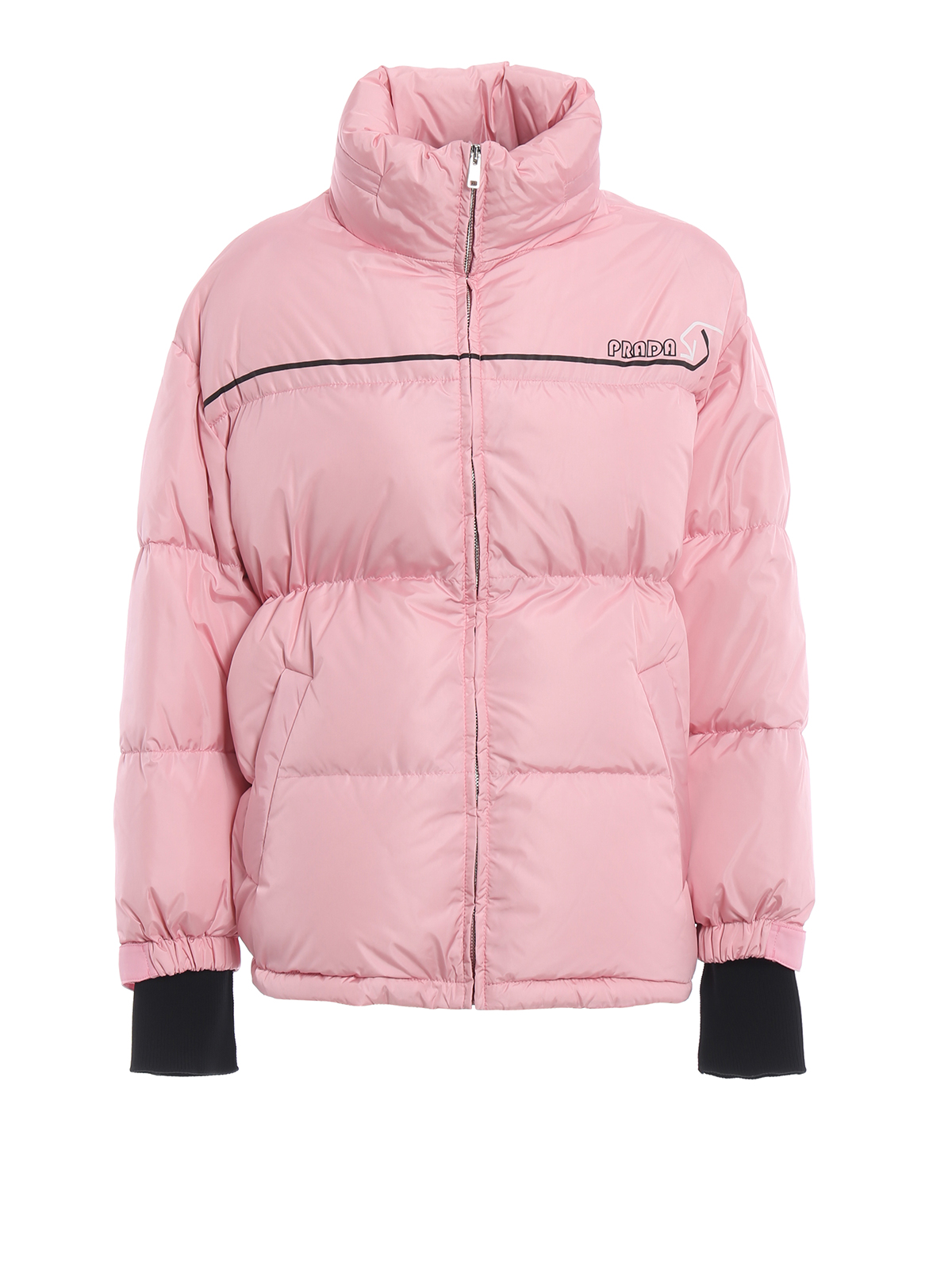 Prada - Pink nylon oversized padded jacket - padded jackets - 29X400Q04638