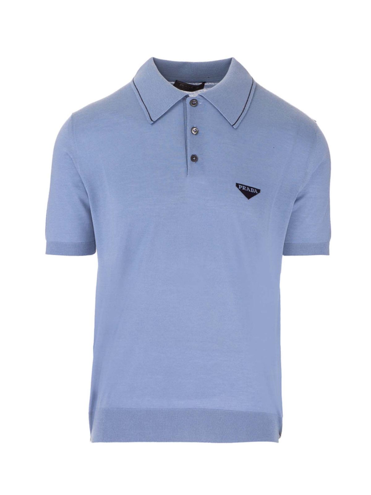 prada logo polo shirt