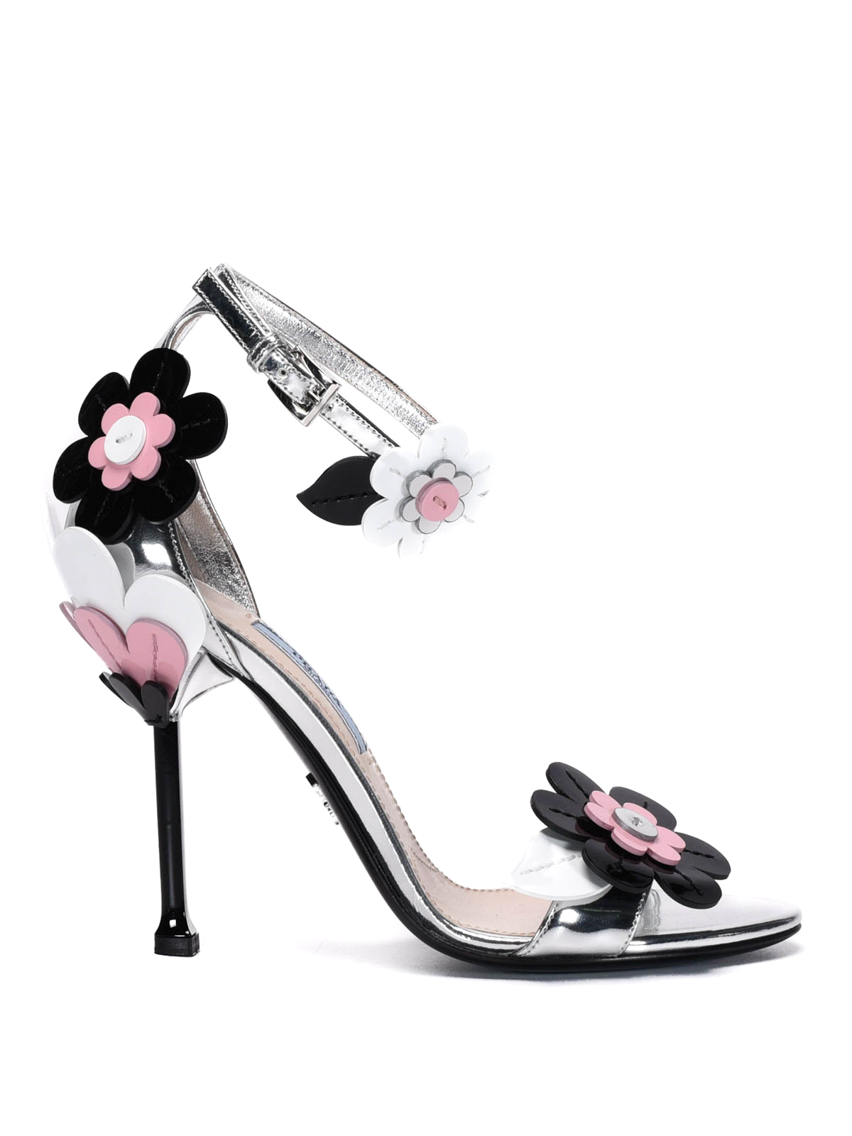 prada floral sandals