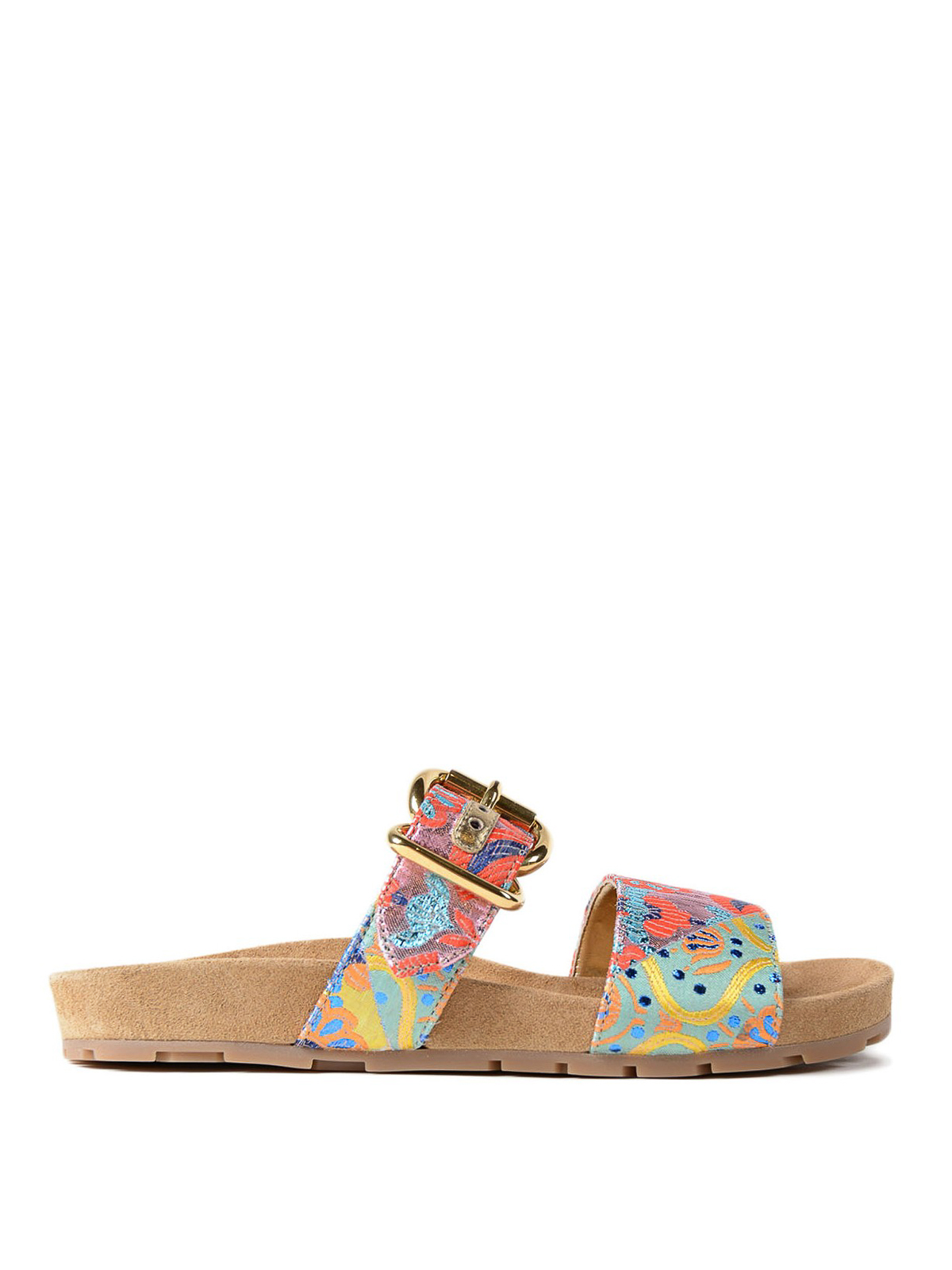 prada brocade sandals