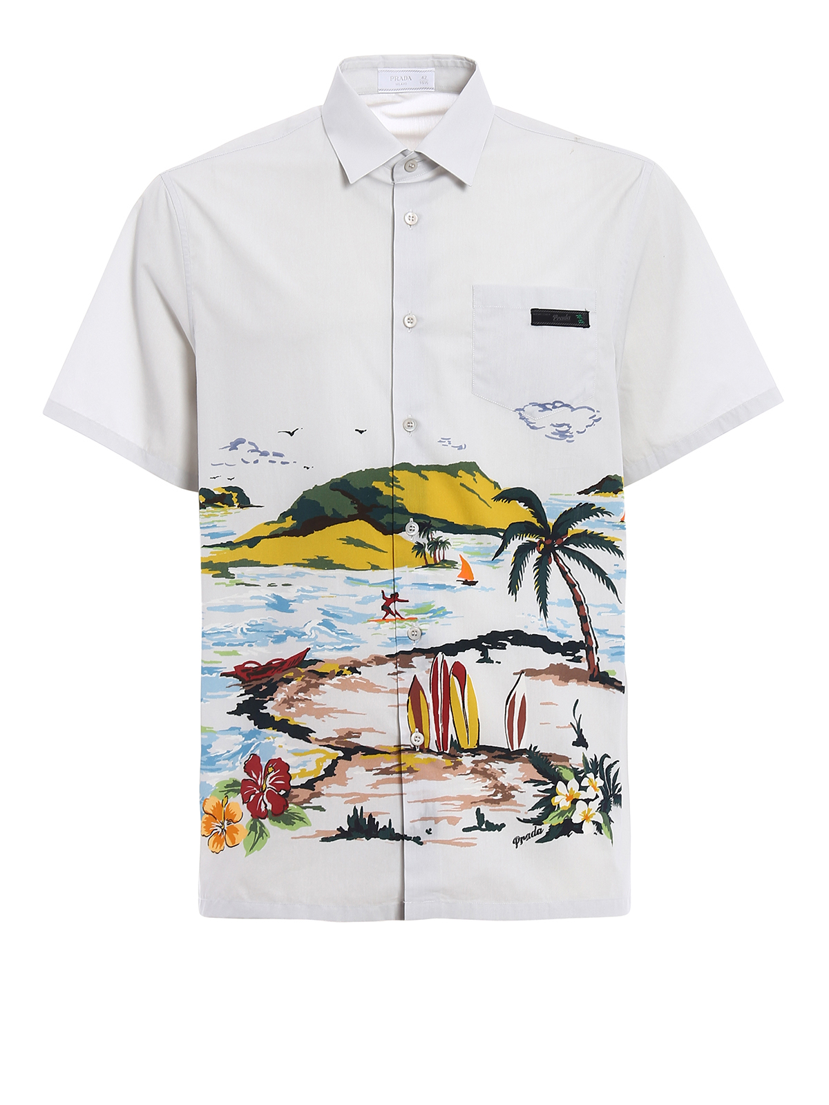 prada beach shirt
