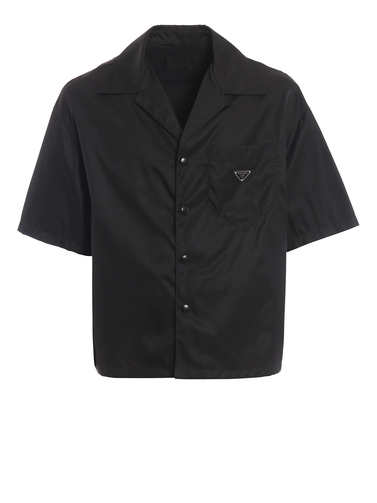 Shirts Prada - Nylon gabardine short sleeve shirt - SC468I18002
