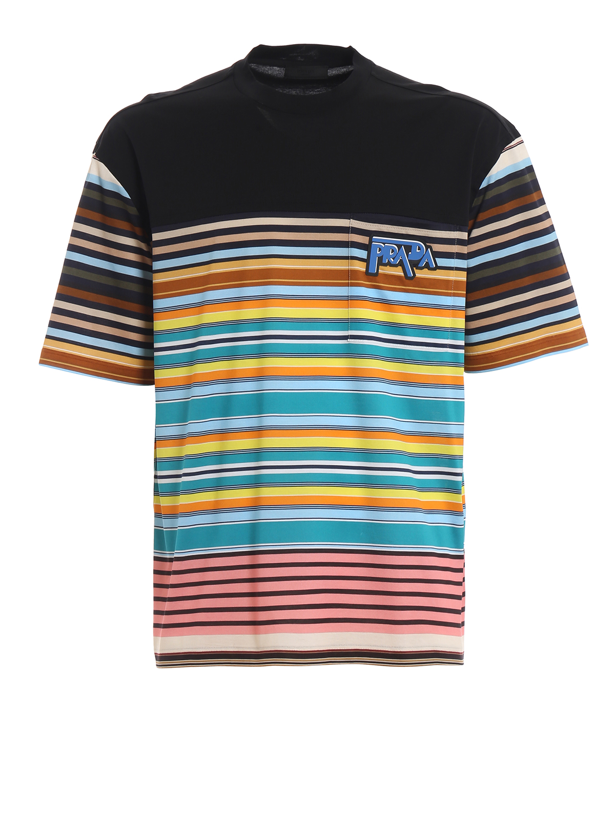 prada striped t shirt