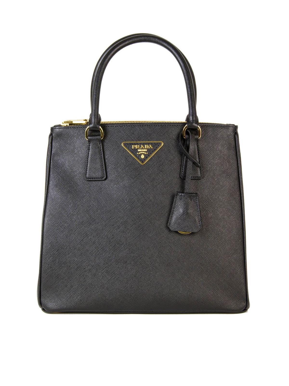 prada galleria bag black
