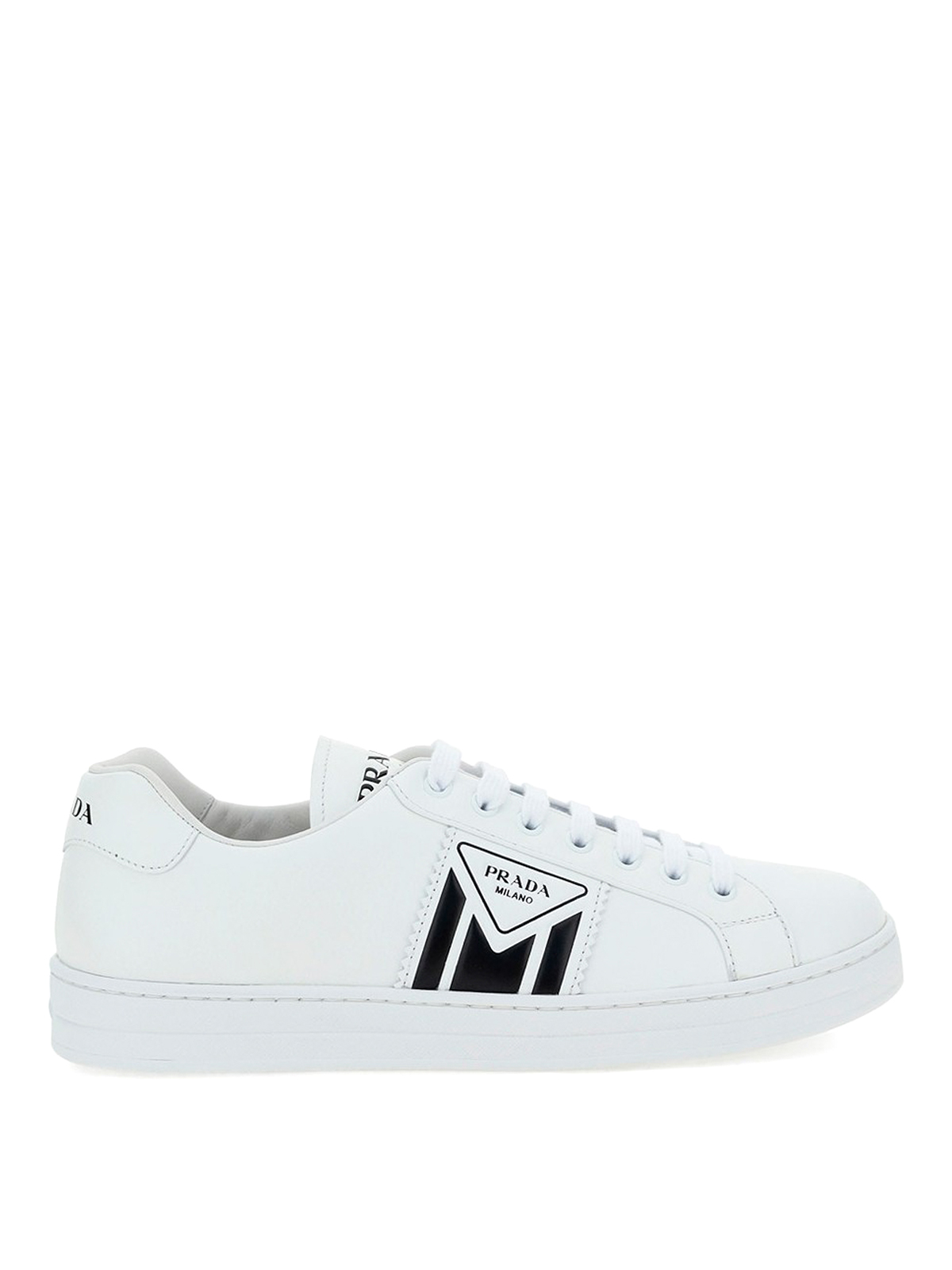 Prada - Classic white leather sneakers 