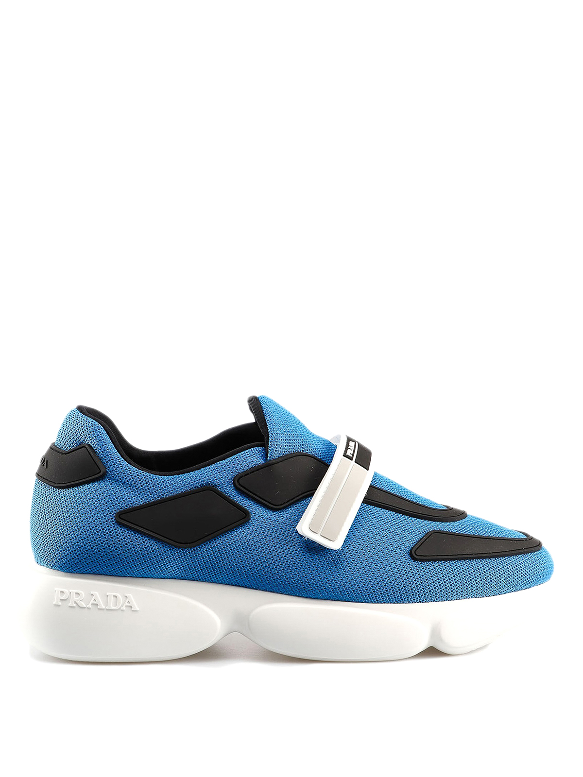 Trainers Prada - Cloudbust blue fabric sneakers - 1E293I3V70013