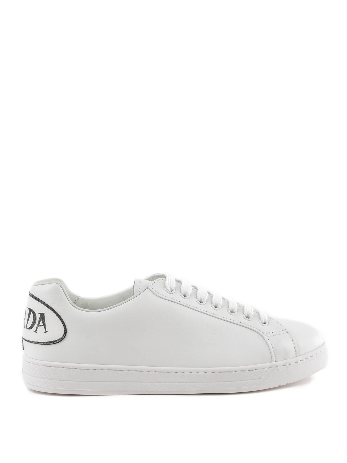 Trainers Prada - Comics patch detail white court sneakers 