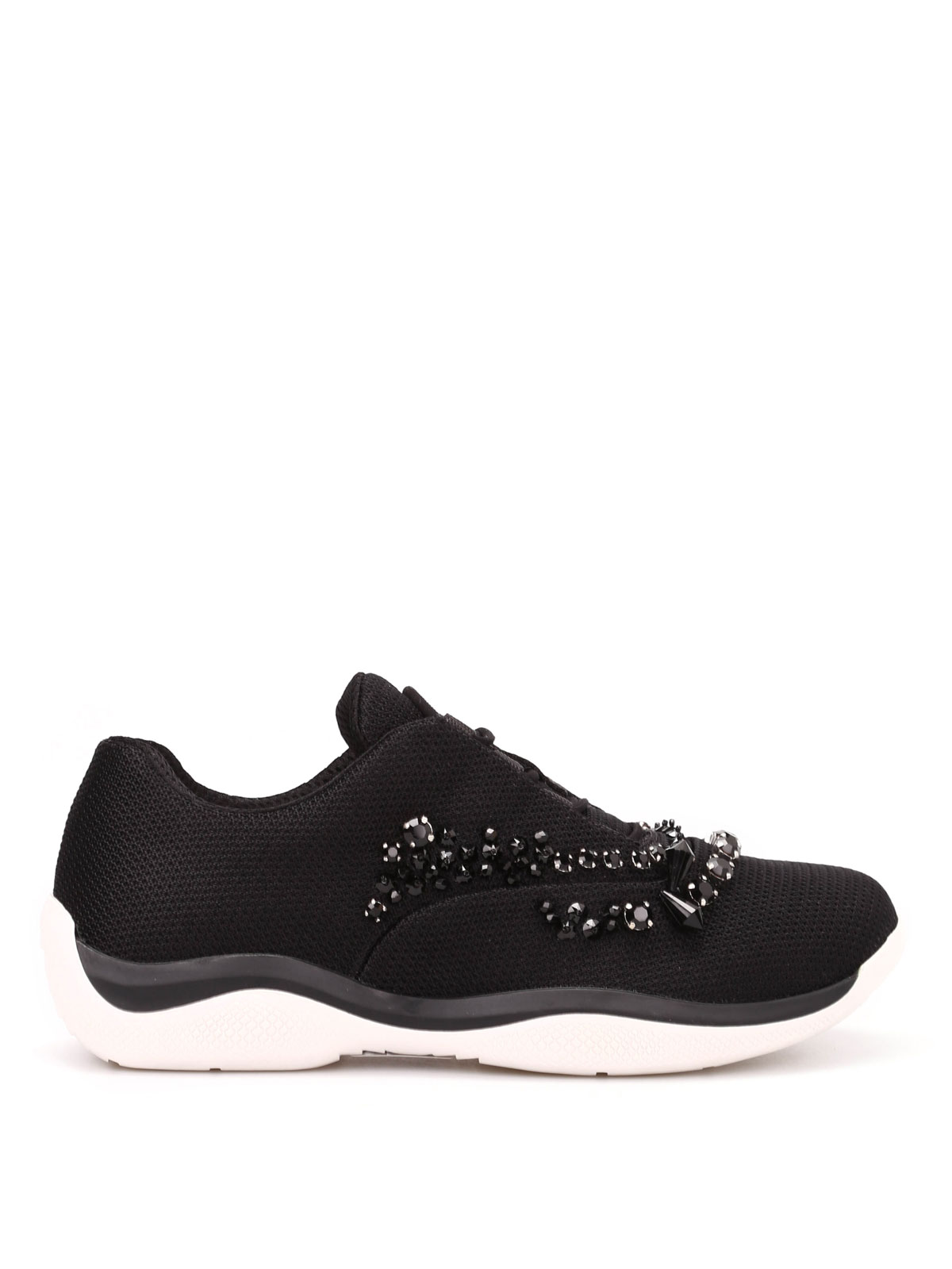 prada lace sneakers