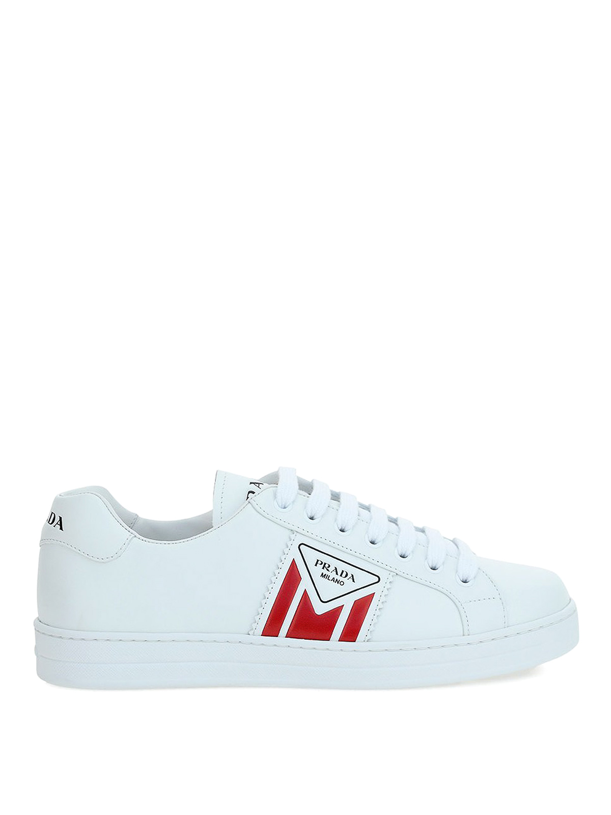 prada logo trainers