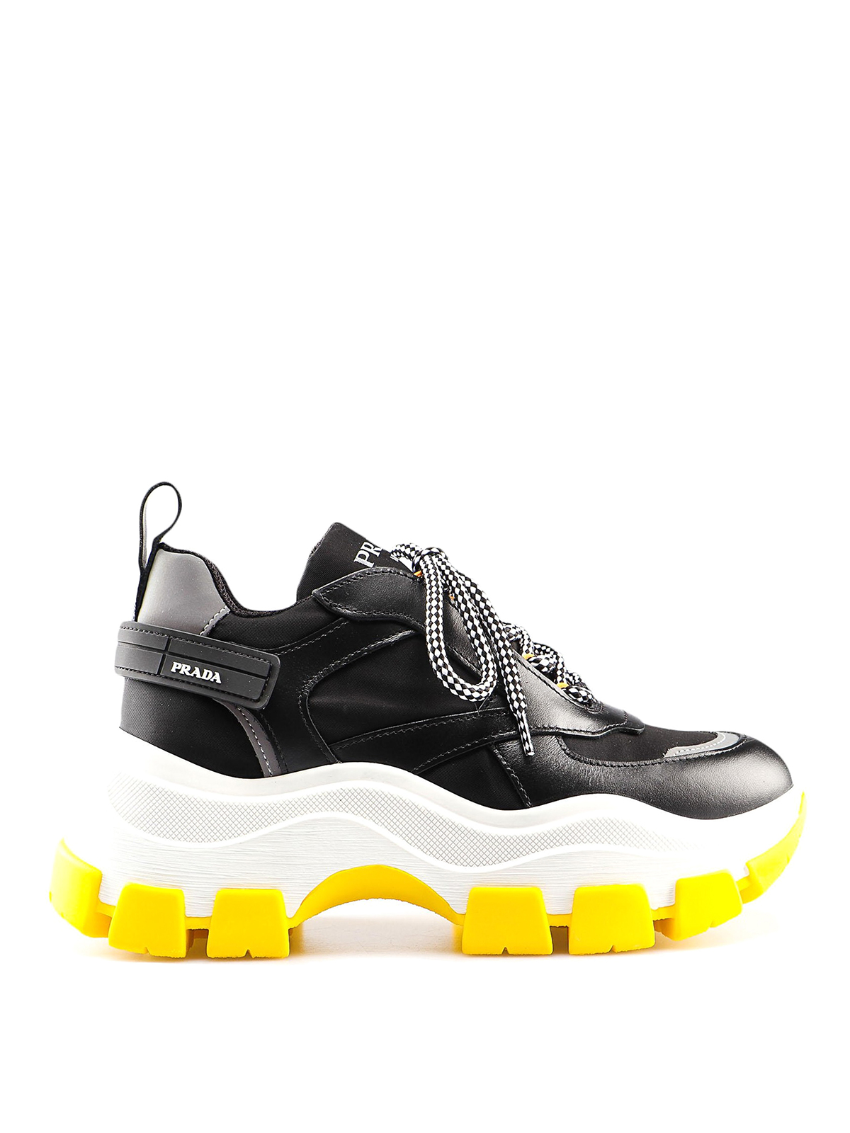 prada yellow sneakers
