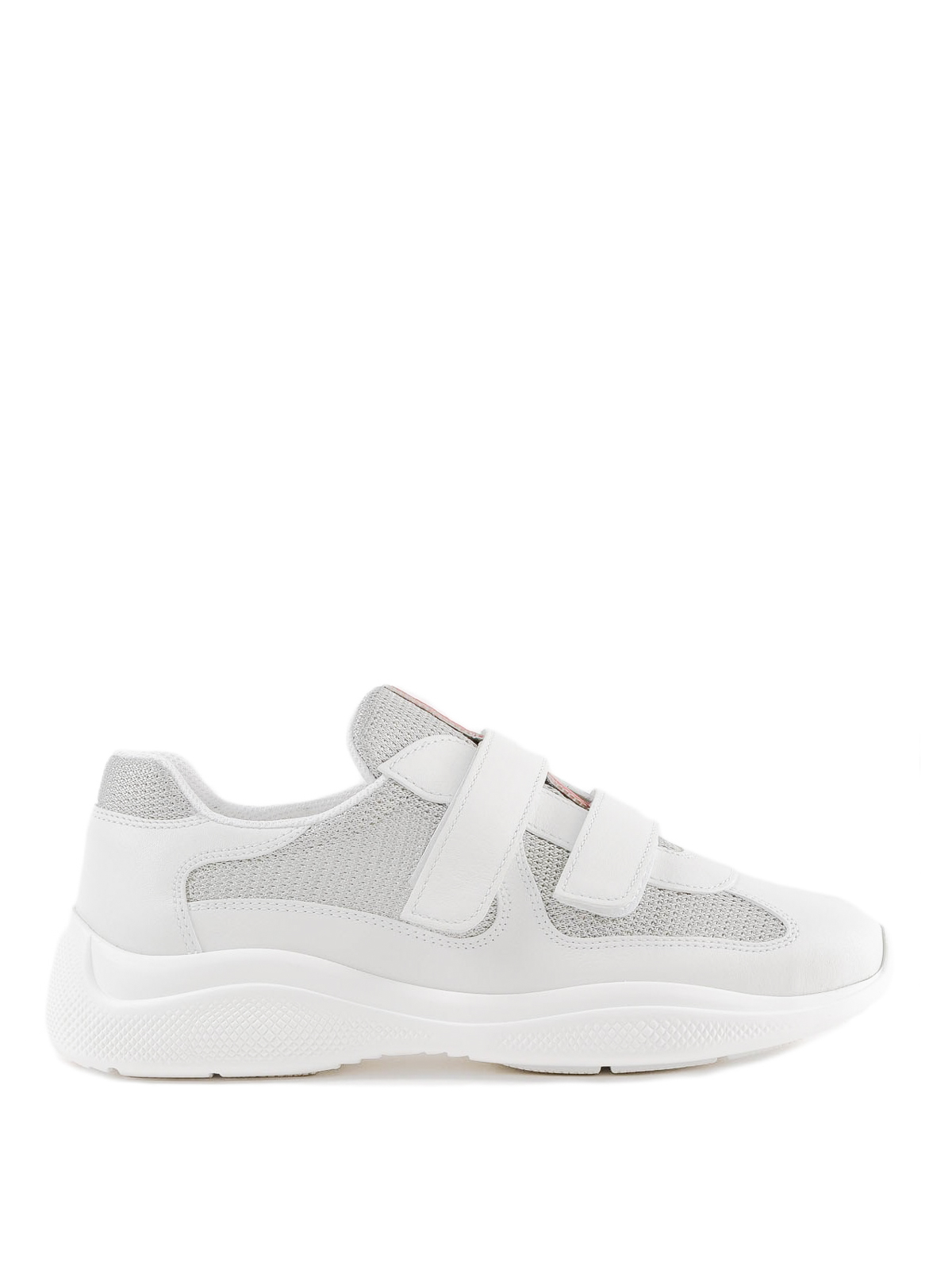 prada metallic sneakers