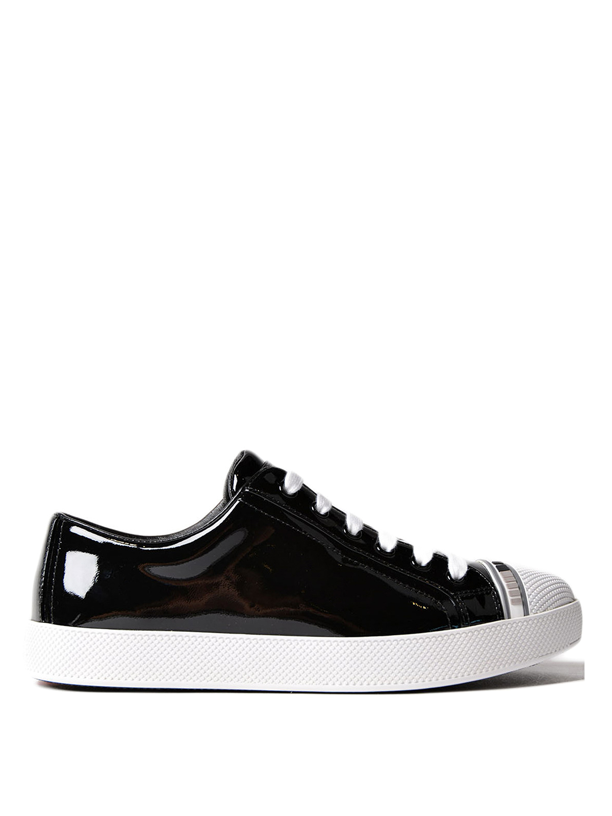 Trainers Prada - Patent leather sneakers - 3E6335OYG967 