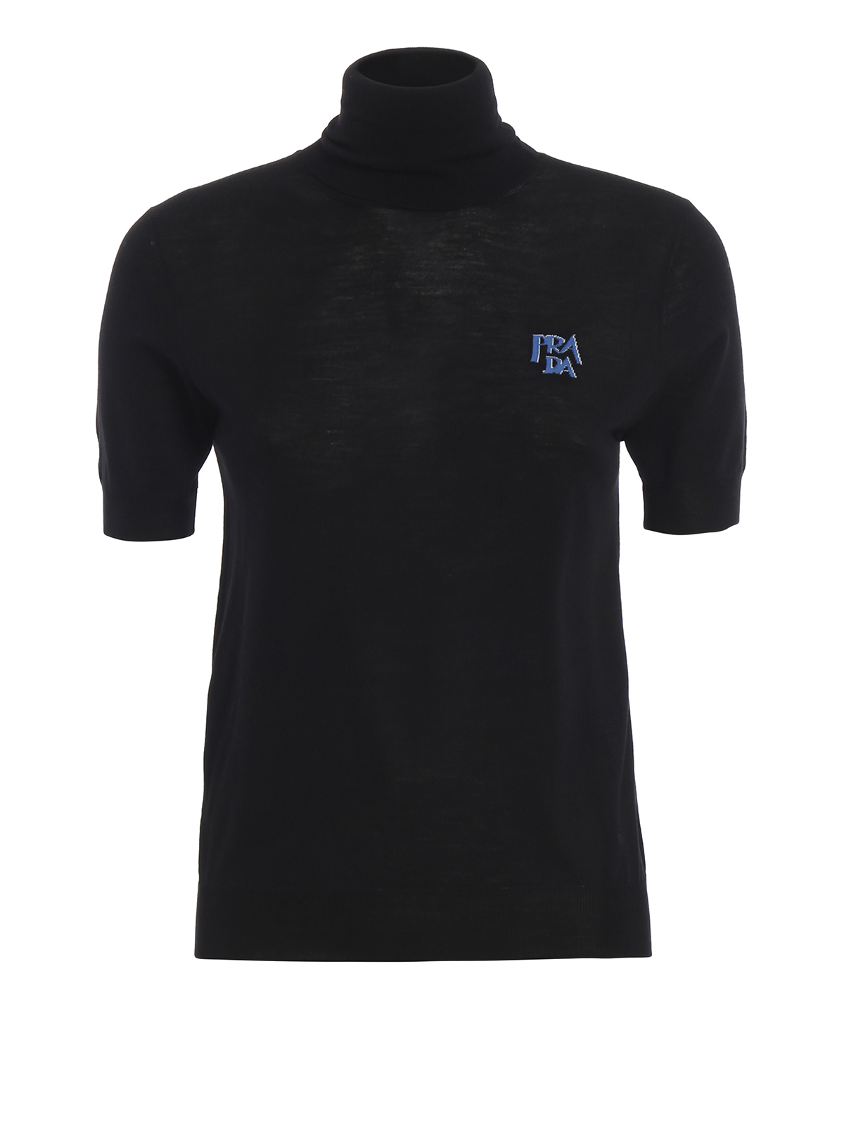 mens black short sleeve turtleneck