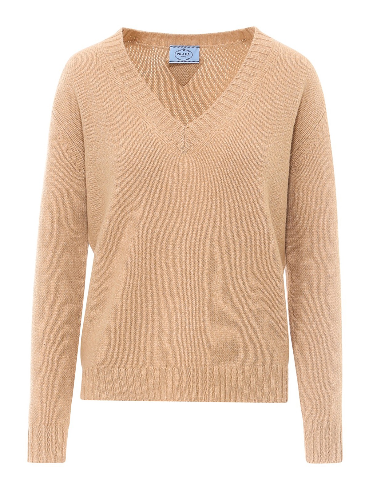 beige prada jumper