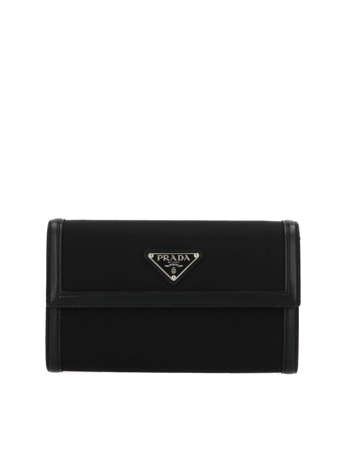 prada black wallet