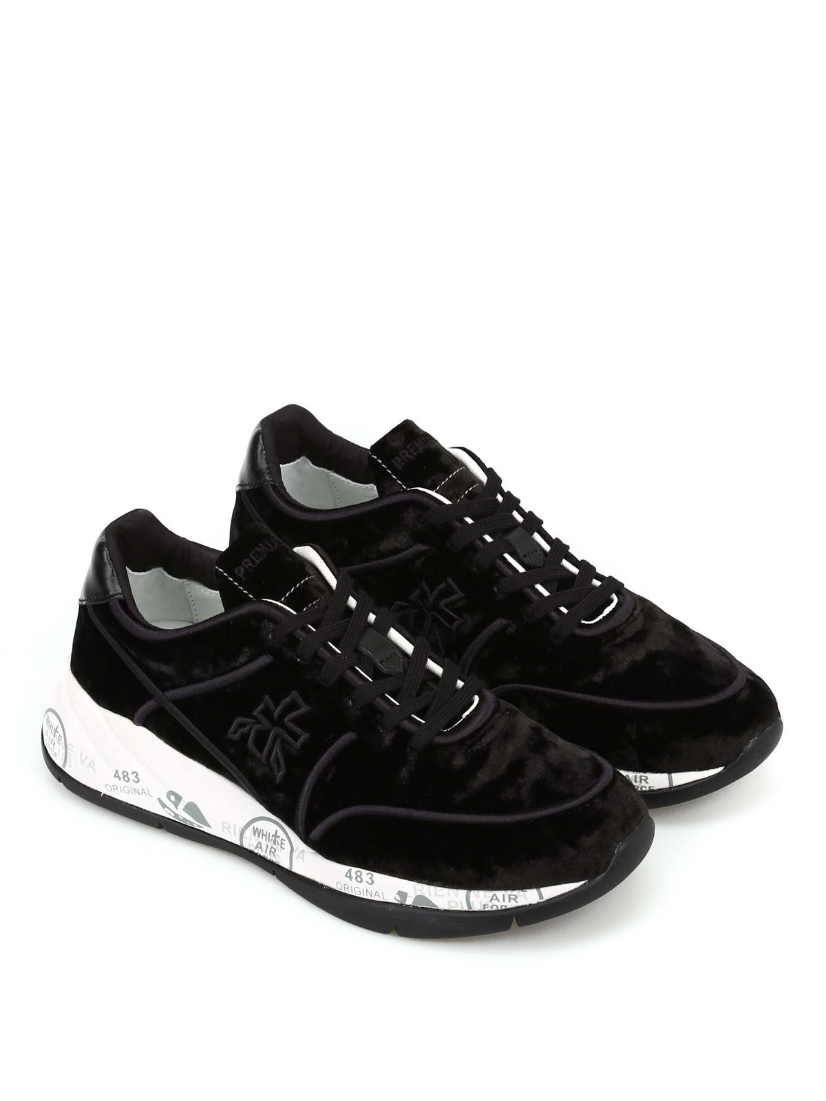 black velvet tennis shoes