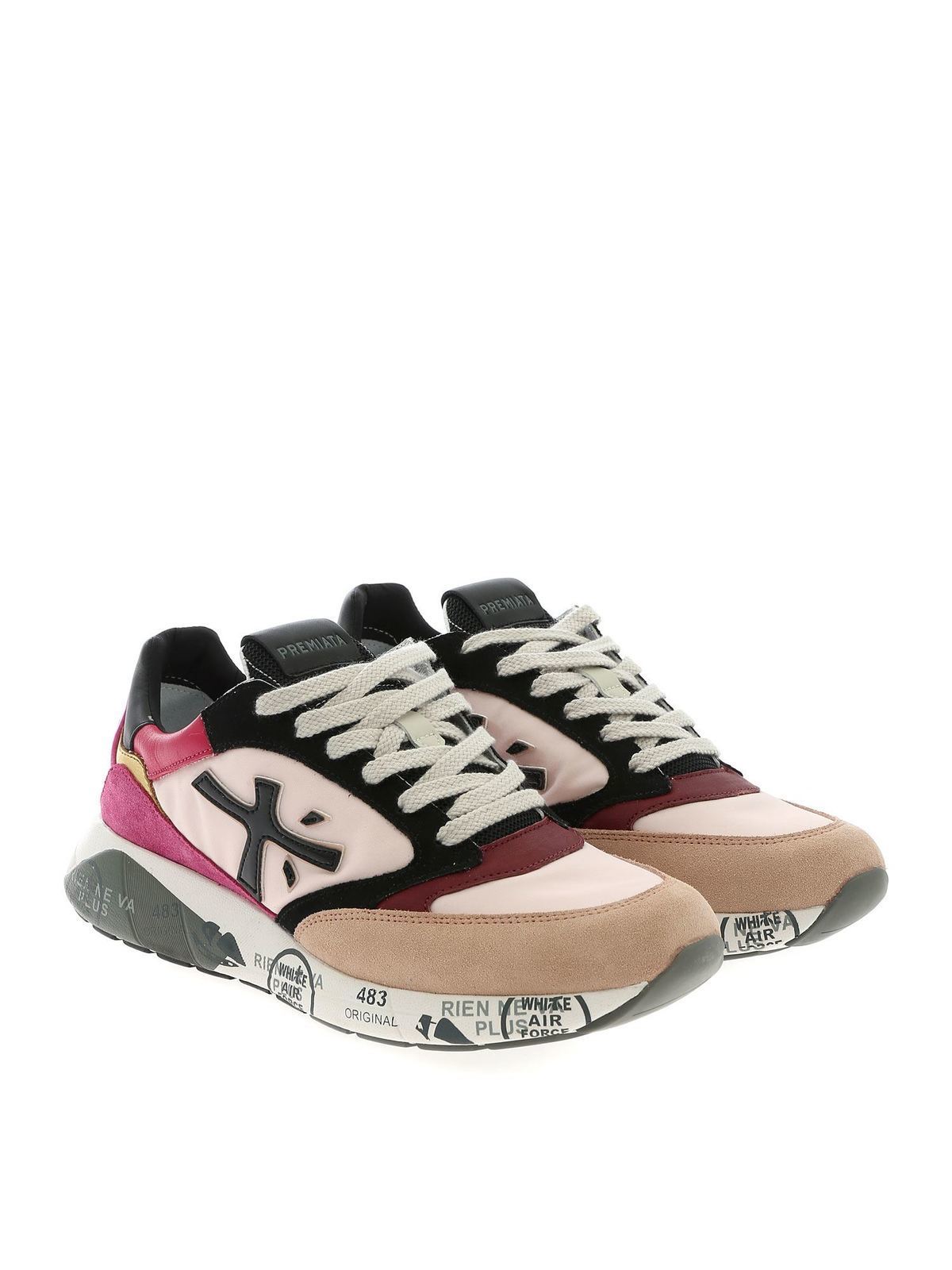 Premiata - Zac Zac sneakers in shades of pink - trainers - ZACZACD4545A