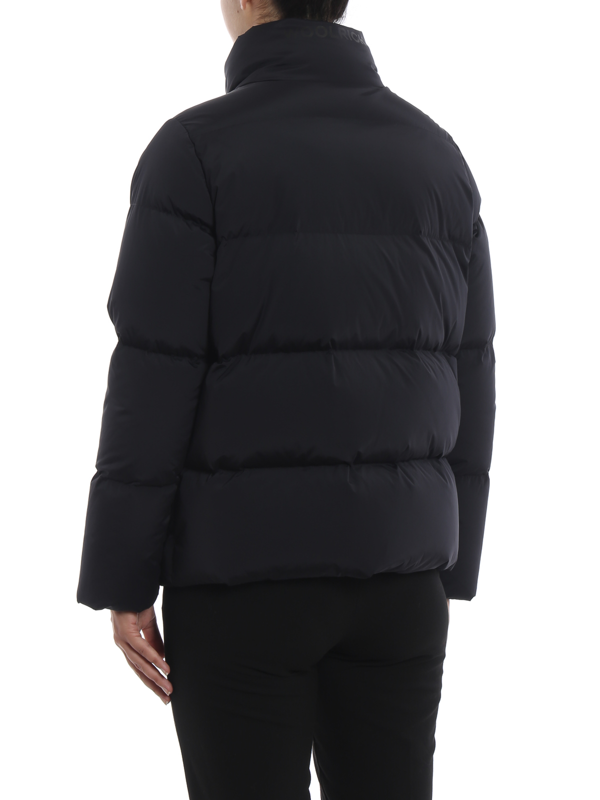 Padded jackets Woolrich - Premium Puffy matte black puffer jacket ...