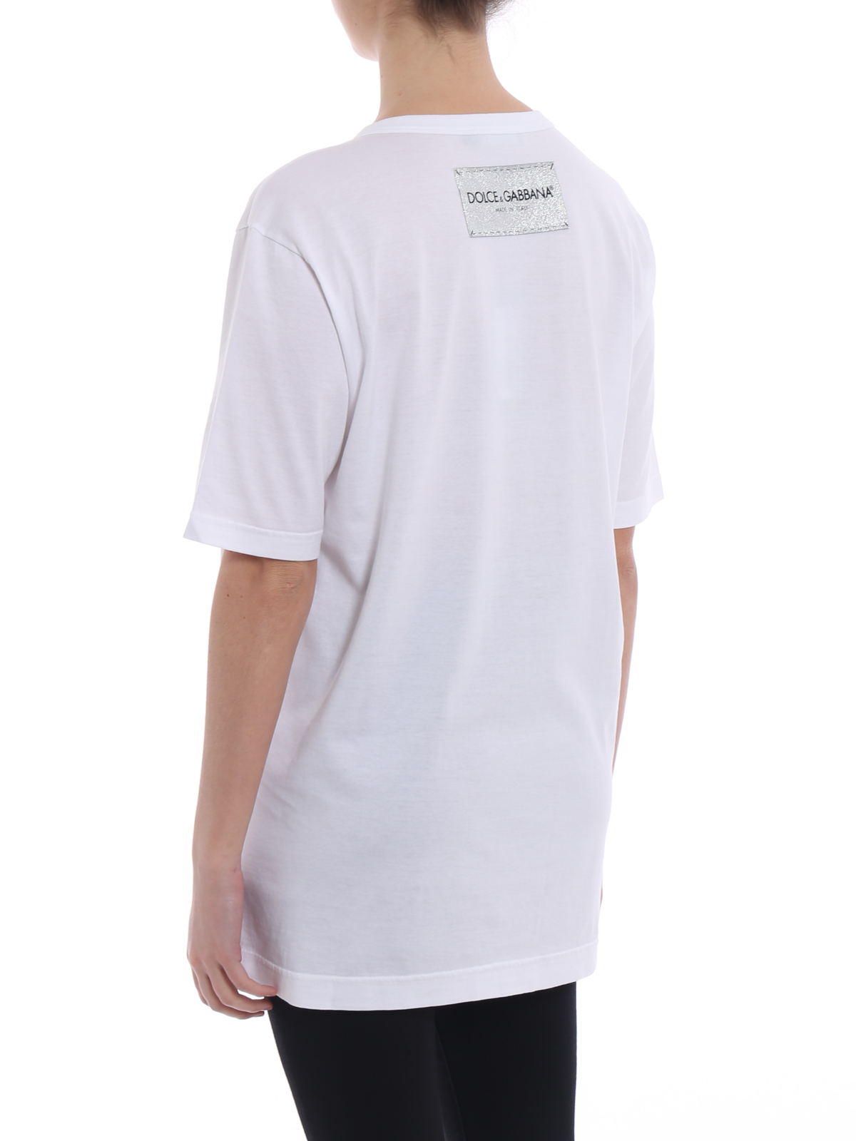 T-shirts Dolce & Gabbana - Printed oversized T-shirt - F8K26TFH7MMHWO82