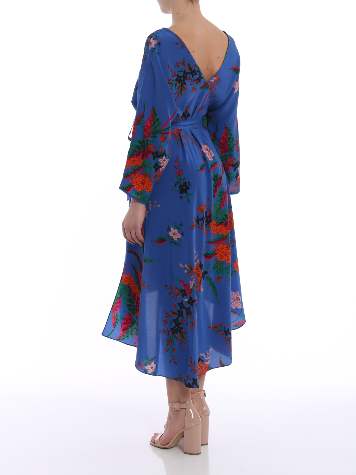 Cocktail dresses Diane Von Furstenberg - Printed silk wrap-around 