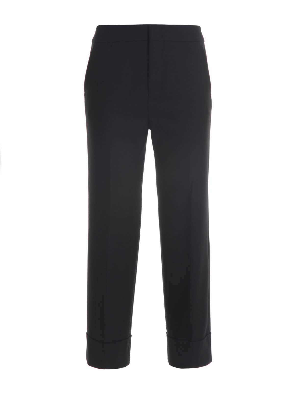 Tailored & Formal trousers Pt Torino - Maxi turn-ups formal culottes ...