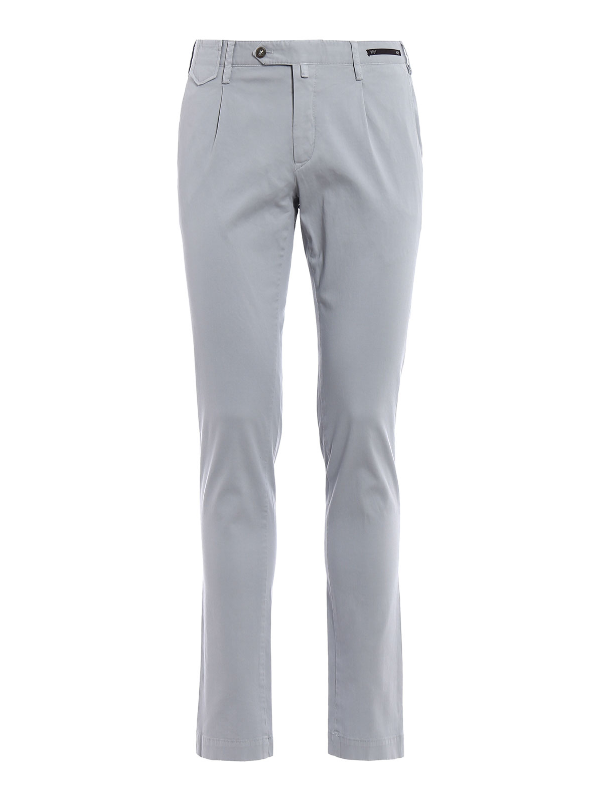 Tailored & Formal trousers Pt Torino - Super Slim Fit light grey chinos ...