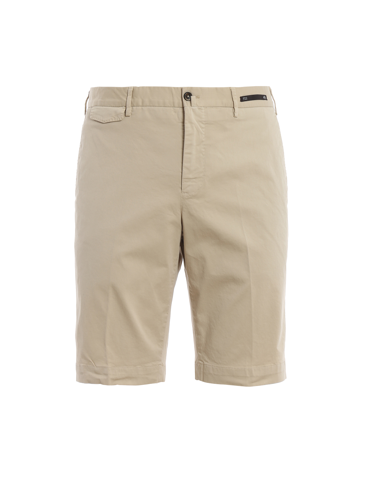 Pantaloni shorts Pt Torino - Bermuda color sabbia in cotone -  BTKCZ00CL1NT220020