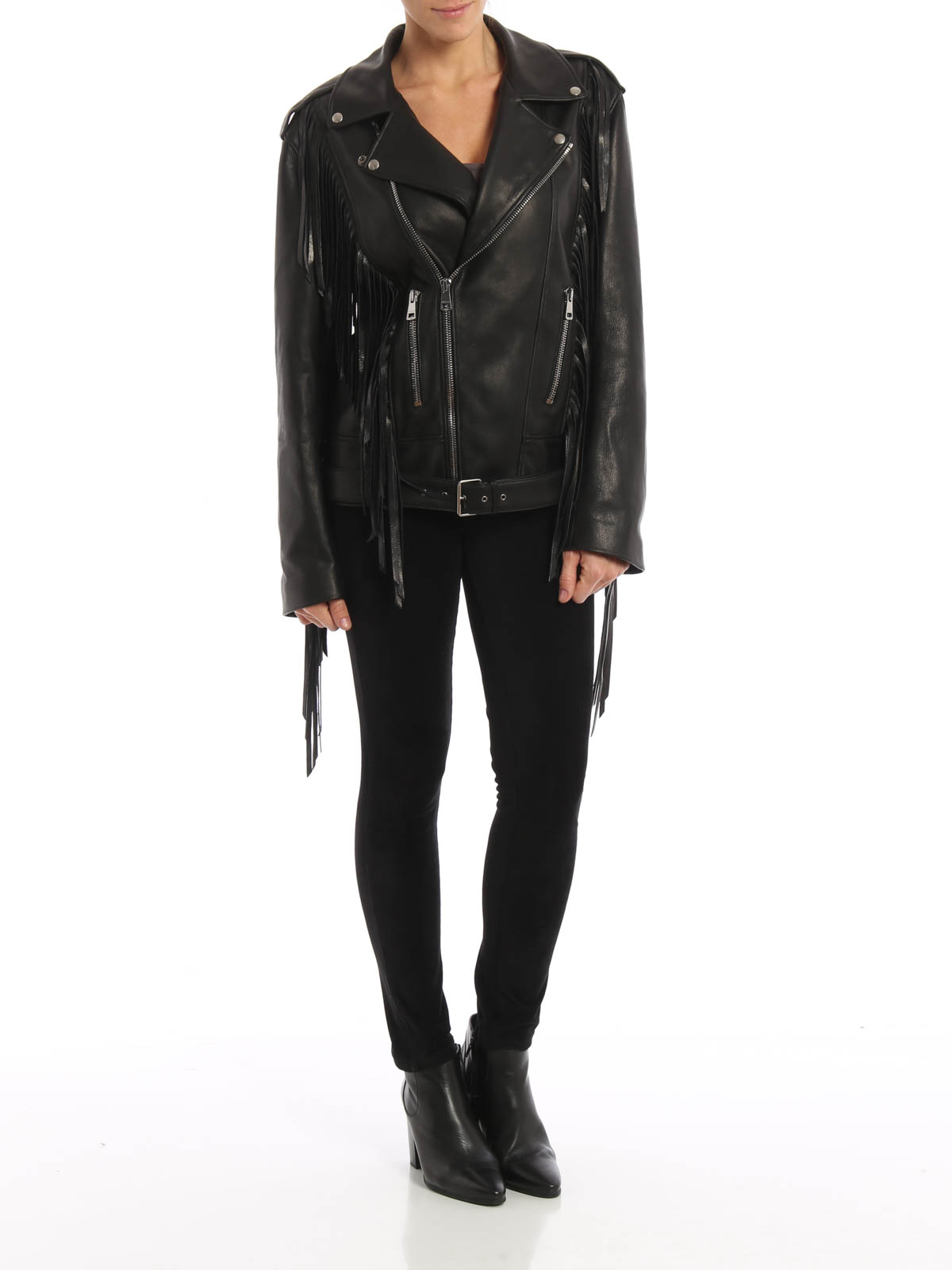 Leather jacket Gucci - Punk leather jacket - 458146XN6091000