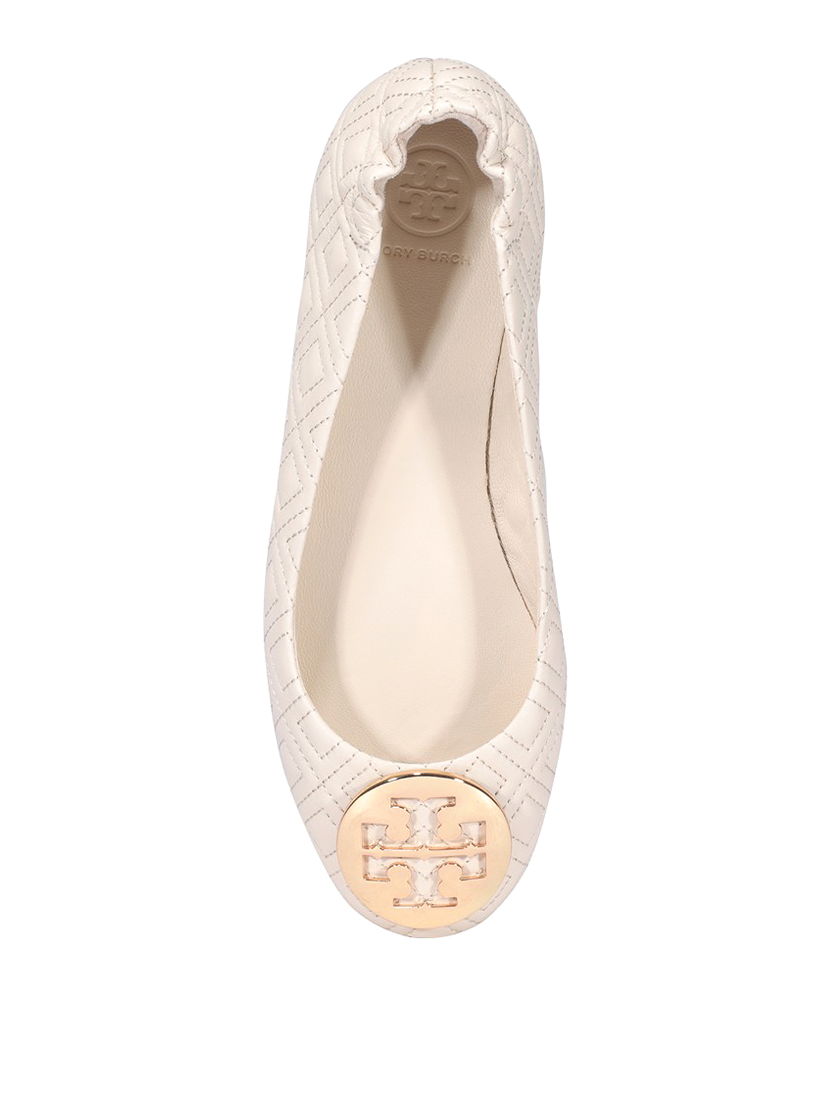 Flat shoes Tory Burch - Quilted leather flats - 50736122 