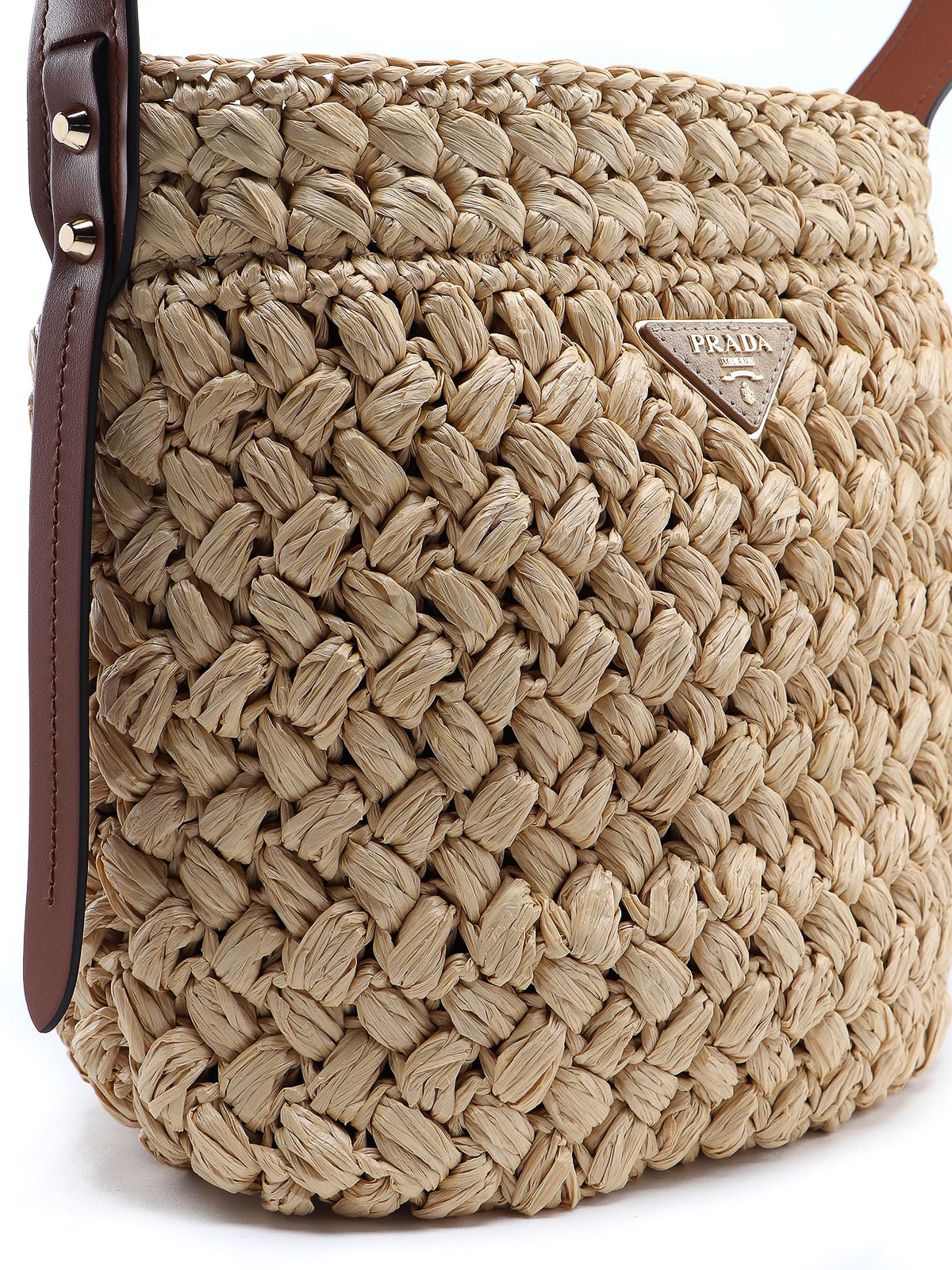 prada raffia clutch
