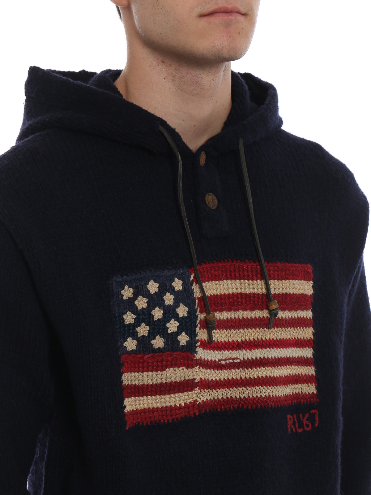 Crew necks Ralph Lauren - American Flag sweatshirt style top - 710716344001