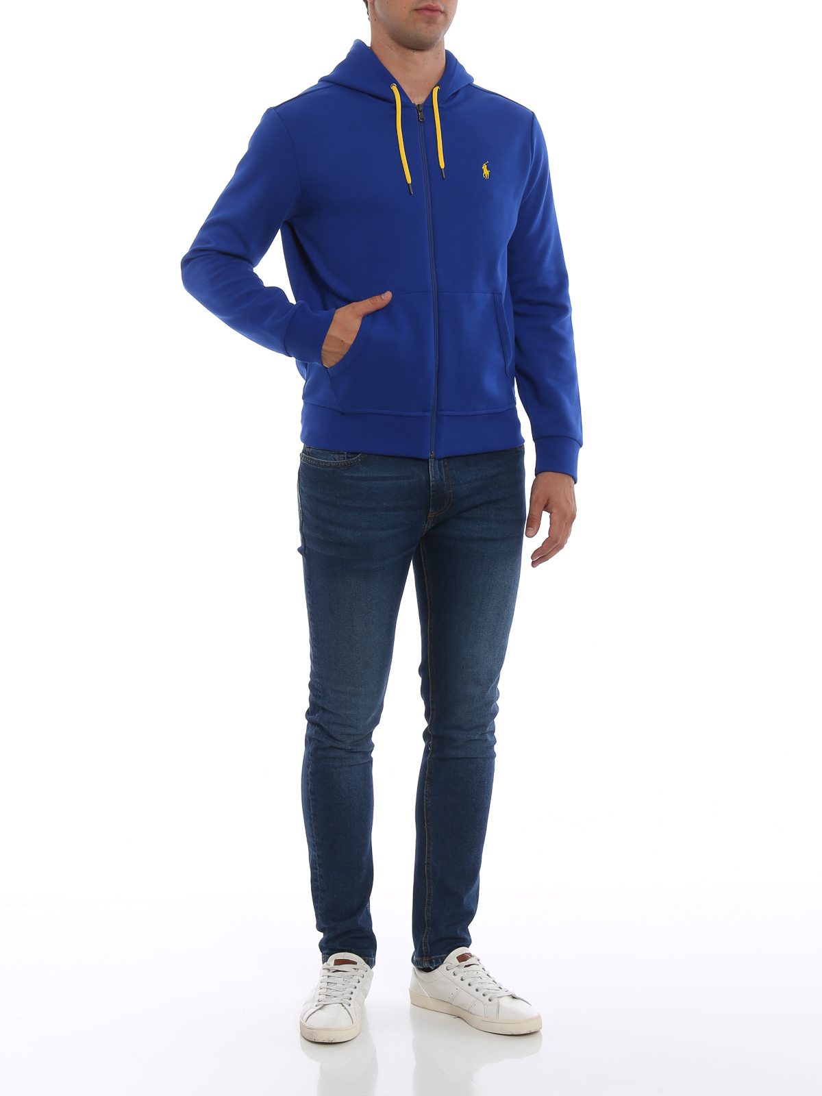 Sweatshirts & Sweaters Ralph Lauren - Royal blue full zip hoodie -  710652313027