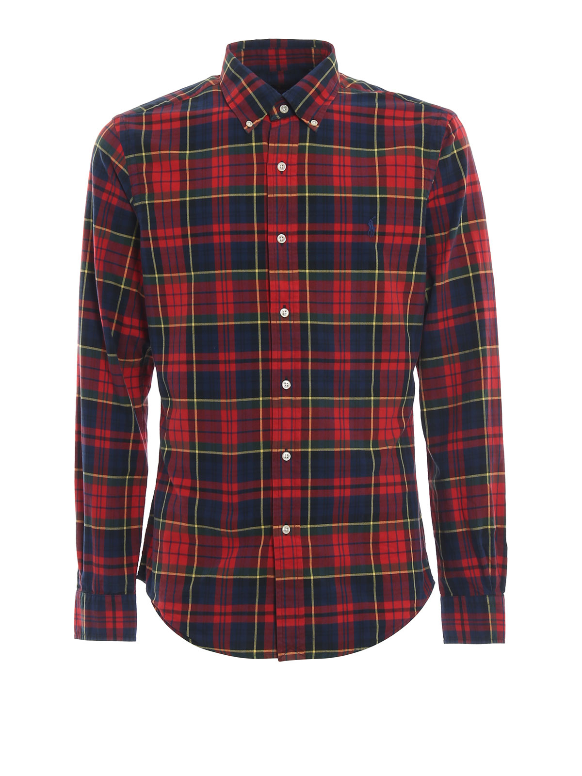 Shirts Ralph Lauren - Red tartan cotton b/d slim fit -