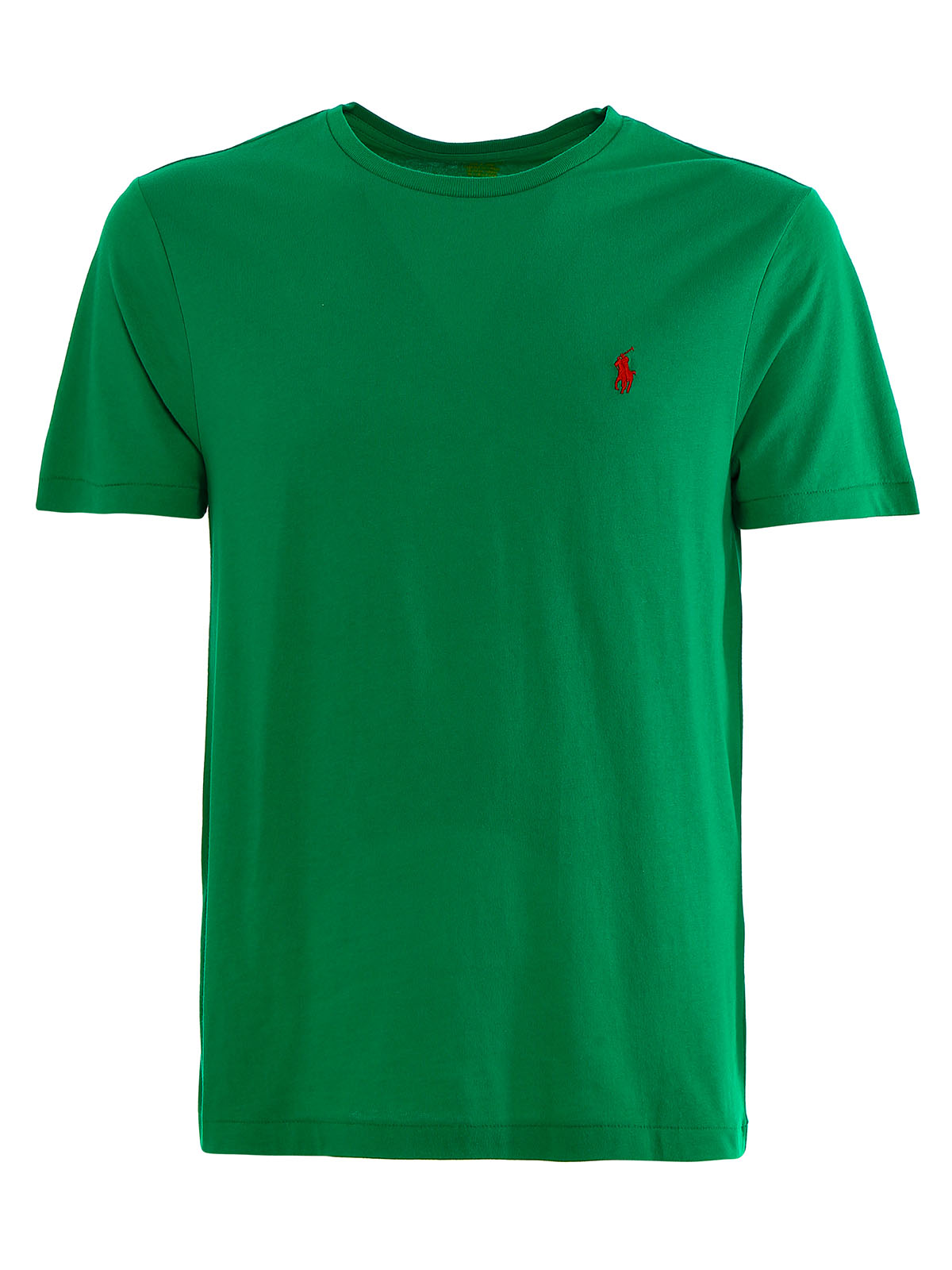 Polo Ralph Lauren - Logo embroidery coral T-shirt - t-shirts - 710671438208