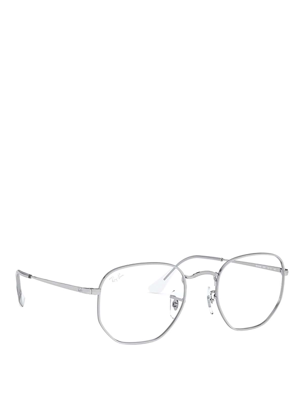 Ray Ban Hexagonal Silver Eyeglasses Glasses Rx64482501