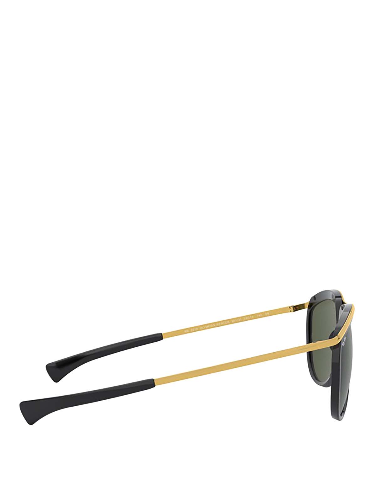 ray ban sunglasses aviator gold