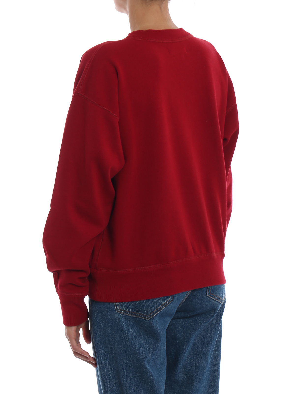 terugtrekken Verrast zijn emotioneel Sweatshirts & Sweaters isabel marant etoile - Red Moby sweatshirt -  SW003318A024E70RD