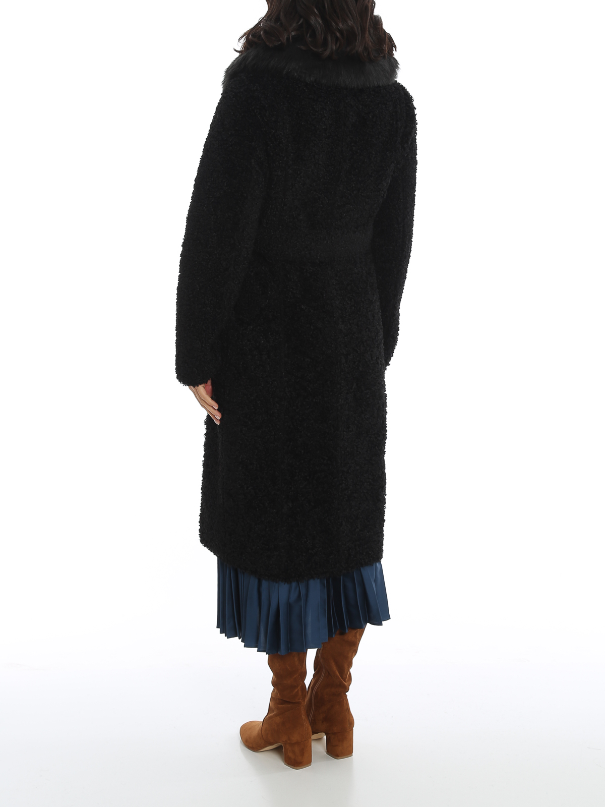 Reversible Faux Shearling Dress Coat 注目商品 www.m